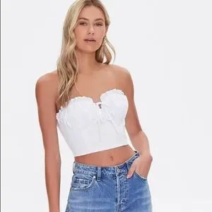 Forever 21 Tops Nwt White Crop Top Poshmark